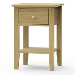 Rackhams Henley 1-Drawer Bedside Cabinet with Undershelf - thumbnail 5