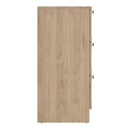 Rackhams Brande Chest with 3 Frame Drawers in Jackson Hickory - Oak - Matt - Melamine - thumbnail 4