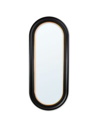 Rackhams Pill Mirror - Black and Gold - 800 x 500mm - Oxford - Oxford