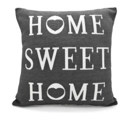 Rackhams Home Sweet Home Cushion - 43cm x 43cm - Red - thumbnail 3