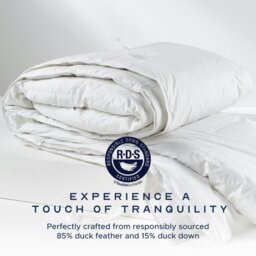 Rackhams Scandinavian Duck Feather And Down Duvet - Single - 10.5 - Ideal for All Seasons - thumbnail 4