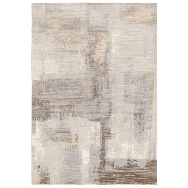 Rackhams Stellar ST07 Abstract Beige Rug - 200x290cm - image 1
