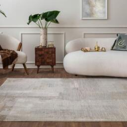 Rackhams Stellar ST07 Abstract Beige Rug - 200x290cm - thumbnail 2