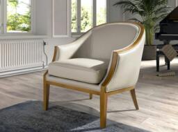 Rackhams Sand Leather Armchair 5127 - Modern - Yes - No - thumbnail 3