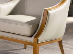 Rackhams Sand Leather Armchair 5127 - Modern - Yes - No - thumbnail 5