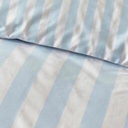 Rackhams Stripe Tease Reversible Duvet Cover Set Blue - King - Blue - thumbnail 4