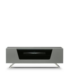 Rackhams Chromium TV-Stand with 1 Flap Grey CRO2-1000CB-GRY - Grey - thumbnail 1