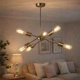Rackhams Benji Antique Brass Ceiling Pendant - thumbnail 1