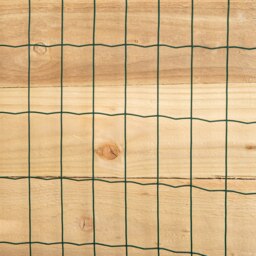 Rackhams 10m x 60cm of Green PVC Plastic Coated Metal Garden Border / Fence - Trellis and Screening - thumbnail 5
