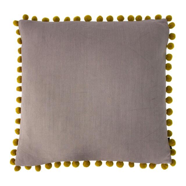 Rackhams Mardi Gras Cushion Cover - Dove Grey/Gold - One Size - Dove Grey/Gold - 100% Viscose - image 1