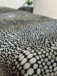 Rackhams Premium Leopard Print Ottoman Bench – Fabric Footstool & Coffee Table (Non-Storage) - 19 x 17 Inches (48 x 43cm) - thumbnail 5