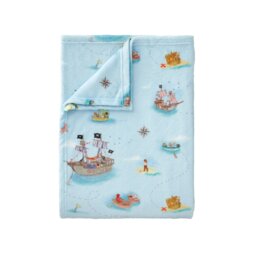 Rackhams Pirates Cosy Fleece Blanket Throw Blue - Blue - 150 x 200 cm - thumbnail 3
