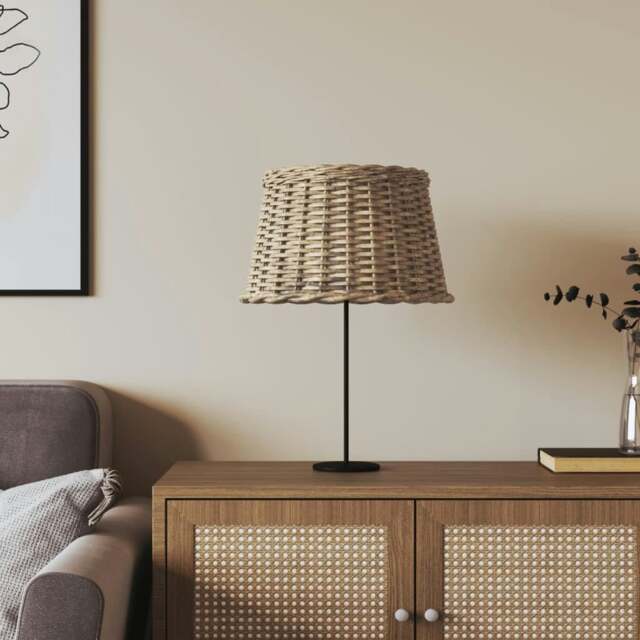 Rackhams Lamp Shade Brown �_�”�_45x28 cm Wicker