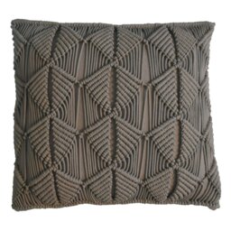 Rackhams Esmi Cushion Set of 2 - Grey - thumbnail 4