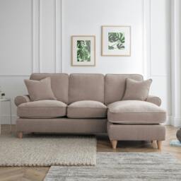 Rackhams The Bromfield Right Hand Chaise Sofa - Putty - thumbnail 1