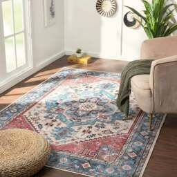 Rackhams Washable Persian Parisa Classic Rug - 60X180 cm - thumbnail 3