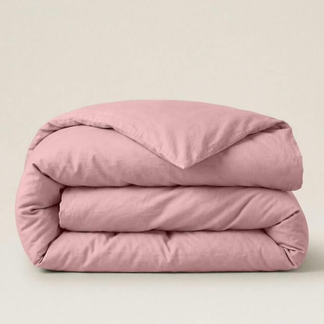 Rackhams Percale Duvet Cover - Pink - Double - image 1