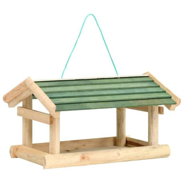 Rackhams Bird Feeder Solid Wood 35x29.5x21 cm
