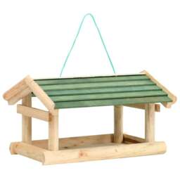 Rackhams Bird Feeder Solid Wood 35x29.5x21 cm