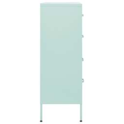 Rackhams Chest of Drawers Mint 80x35x101.5 cm Steel - thumbnail 4