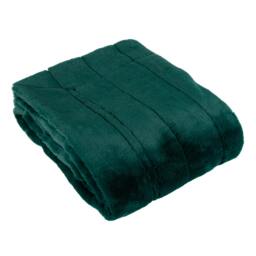 Rackhams Riva Paoletti Empress Throw - Emerald - 140x200cm - Emerald - 100% Polyester - thumbnail 1