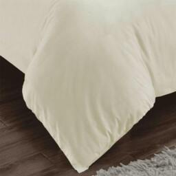 Rackhams 400 Thread Count Duvet Cover Set - Cream - Double - thumbnail 6