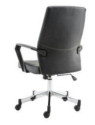 Rackhams Brooklyn office chair in black - thumbnail 4