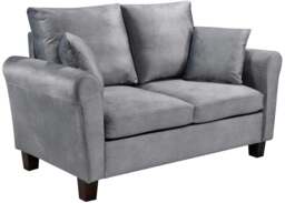 Rackhams Tivoli Sofa Set: Brushed Velvet for a Luxurious Living Room Experience - Brown - 3 Seater Sofa Only - thumbnail 4