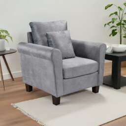 Rackhams Tivoli Sofa Set: Brushed Velvet for a Luxurious Living Room Experience - Brown - 3 Seater Sofa Only - thumbnail 3