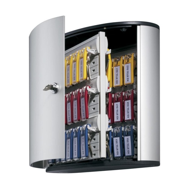 Rackhams Key Safe 54 Lock Box - Holds 54 Keys - Includes 6 Key Clips - image 1