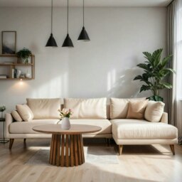 Rackhams Osburn Mango Wood Round Coffee Table - thumbnail 2