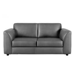 Rackhams Dalmore Leather Sofa Suite - Grey - thumbnail 6