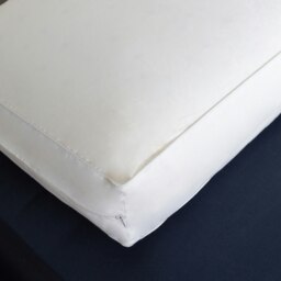 Rackhams Bliss Extra Deep Cotton Touch Firm Support Pillow - White - Firm - Cover: 100% Cotton Filling: Memory Foam - thumbnail 4