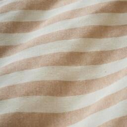 Rackhams Cotton Rich Woven Stripe Clay Duvet Cover Set - Single - thumbnail 4