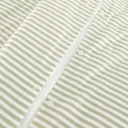 Rackhams Studio Edition Green Pinstripe Duvet Cover Set - Double - thumbnail 5