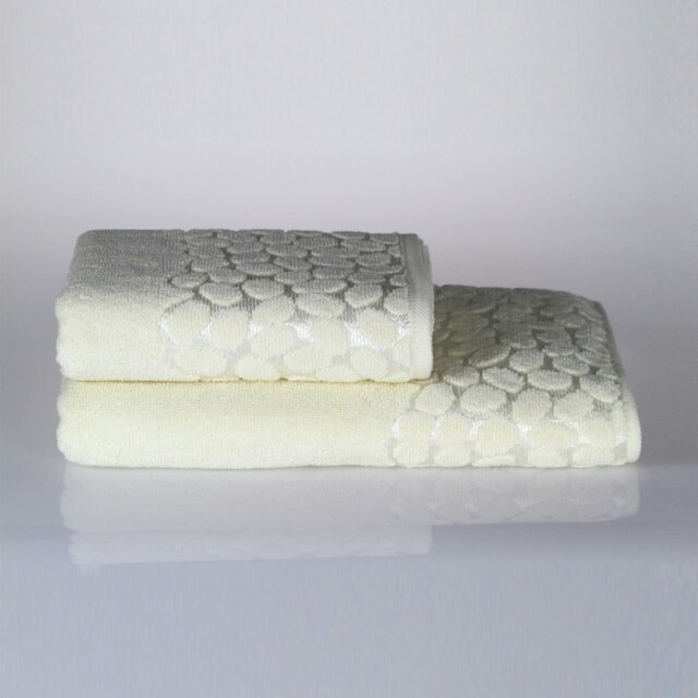 Rackhams Cotton Towel Set - 480 GSM - Hand & Bath Towels - Ultra Soft & Absorbent - Ecru - Cotton - 1 - Ecru - image 1