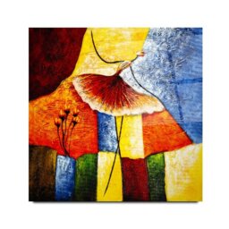 Rackhams Abstract Glass Wall Art 18 - 60x60cm - Tempered Glass (4 mm) - thumbnail 3