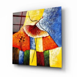 Rackhams Abstract Glass Wall Art 18 - 60x60cm - Tempered Glass (4 mm) - thumbnail 2