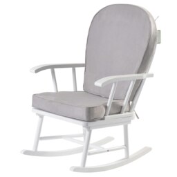Rackhams Hart Nursing Rocking Chair - White - thumbnail 1