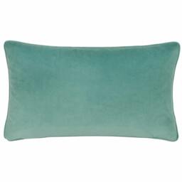 Rackhams Onika Geometric Cushion Cover - Blue - 30cm x 50cm - Blue - 100% Polyester - thumbnail 2