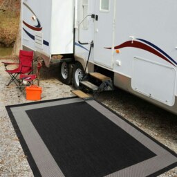 Rackhams Ecology Outdoor Rug Black - 200bl - 240X340 cm - thumbnail 6