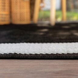 Rackhams Ecology Outdoor Rug Black - 200bl - 240X340 cm - thumbnail 4