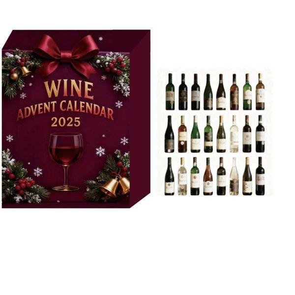 Rackhams Wine Miniature Model Advent Calendar - Red - image 1