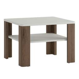 Rackhams Toronto Coffee Table with shelf - White - White - 67