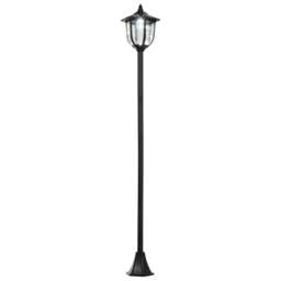 Rackhams Outdoor Garden Solar Post Lamp Sensor Light LED Lantern Bollard Pathway Torch Light 1.77m Tall - thumbnail 1