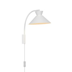 Rackhams Dial - Wall light - White - White - Metal - 1 - thumbnail 1