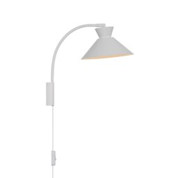 Rackhams Dial - Wall light - White - White - Metal - 1 - thumbnail 3