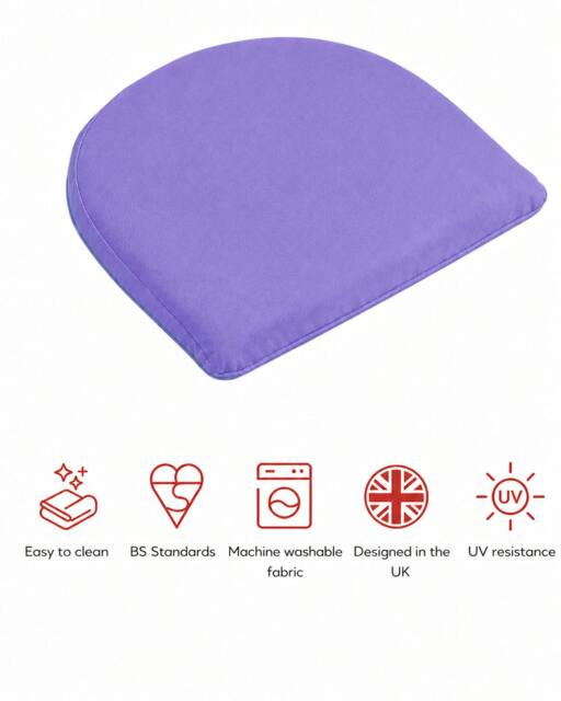 Rackhams SP Range D PAD Garden Cushions – Set of 2 - Plum - image 1
