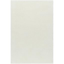Rackhams Nomadic-Shaggy Ivory Modern Graphic Soft Plush Pile Rug - 160 x 213 cm - thumbnail 2
