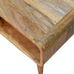 Rackhams Solid Wood Open Oak-ish Media Unit - thumbnail 6